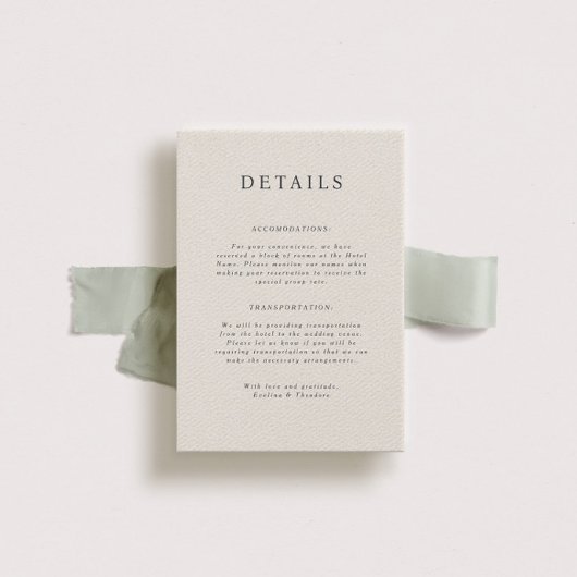 Parker Portait Trouwgegevens Kaart