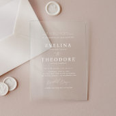 Parker Portrait Formel Acrylique Faire-part de mar