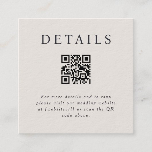 Parker QR code invoegen Kaart (Voorkant)