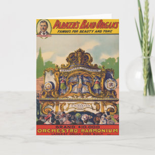 Parker's band orgel, beroemd om schoonheid en toon kaart