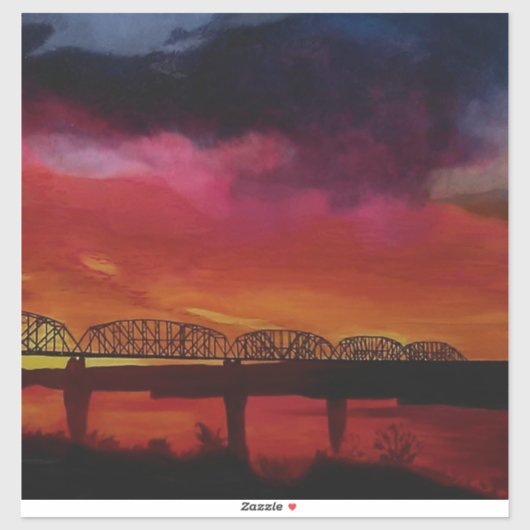 Parkertrein Bridge #2 Sticker (Vel)