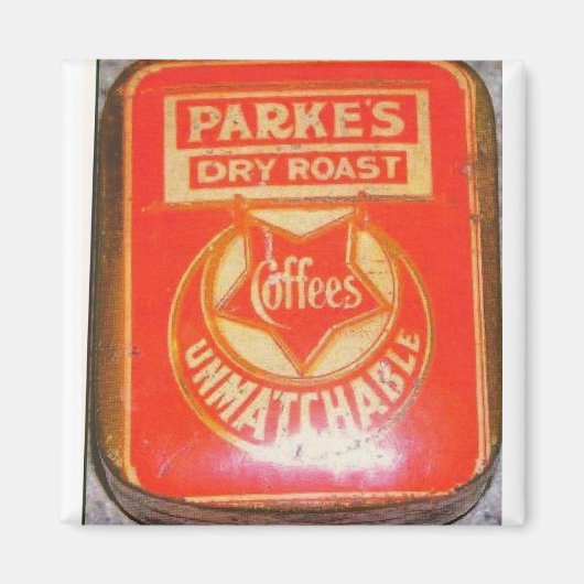 Parke's 1900 Koffieblik Magneet (Voorkant)