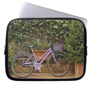 Parkfietsen, Pienza, Italië, Toscane Laptop Sleeve