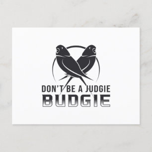 Parkiet Lover Judgie Budgie Budgerigar Huisdieren  Briefkaart