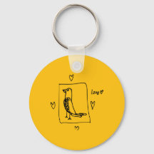 Parkiet-sleutelhanger