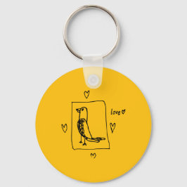 Parkiet-sleutelhanger Sleutelhanger