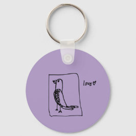 parkiet-sleutelhanger sleutelhanger