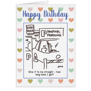 Parking de l'hôpital voiture sur un parking Carica