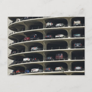 Parking garage Marina City Chicago Illinois USA Briefkaart