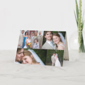 Parking Joyeuse Carte de Noël avec votre photo (Dos)