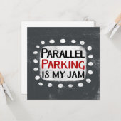 Parking Parallèle Est Ma Carte De Voeux De Jam (Devant/Arrière en situation)