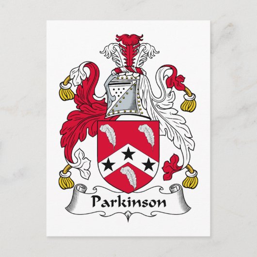 Parkinson Family Crest Briefkaart (Voorkant)