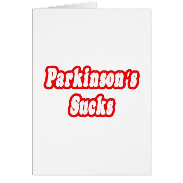 Parkinson is ziek (Voorkant)