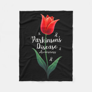 Parkinson Ziekte Bewustmaking Tulip April Maand Fleece Deken