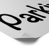 Parkinson's Disease Butterfly Awareness Ribbon Poster (Hoek)