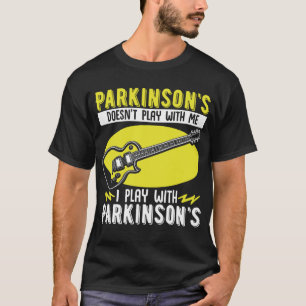 Parkinsons spelen niet met me als PD-bewustzijn T-shirt