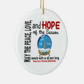 Parkinson's Ziekte Kerstmis 3 SnowGlobe Ornament (Rechts)