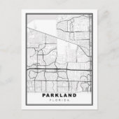 Parkland Map Feestdagenkaart (Voorkant)
