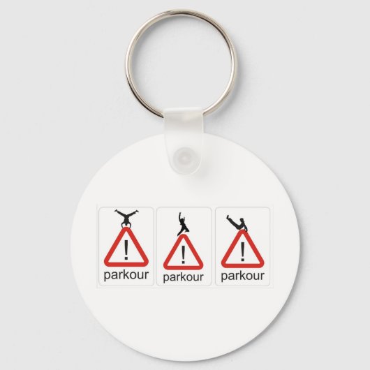 parkour awesomenesses sleutelhanger (Voorkant)