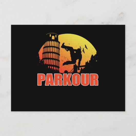 Parkour Briefkaart (Voorkant)