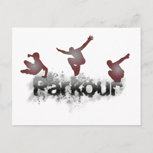 Parkour Briefkaart (Voorkant)