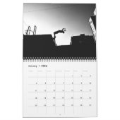 Parkour Calendar B&W Kalender (Jan 2026)