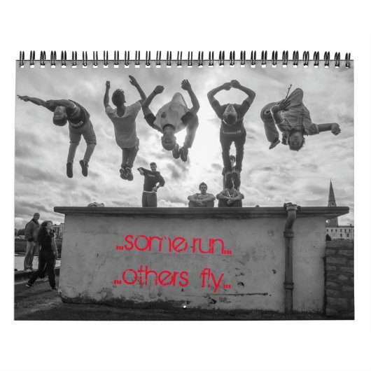 Parkour Calendar B&W Kalender (Hoes)
