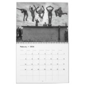 Parkour Calendar B&W Kalender (Feb 2026)