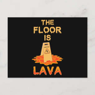 Parkour De Floor is Lava Briefkaart