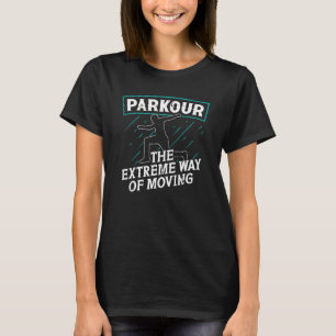 Parkour extreme manier van bewegen voor traceurs & t-shirt