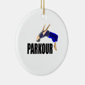 Parkour Extreme Sport Keramisch Ornament (Rechts)