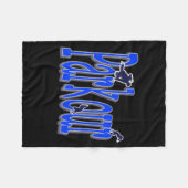 Parkour Fleece Deken (Voorkant (Horizontaal))