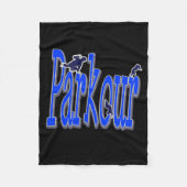 Parkour Fleece Deken (Voorkant)