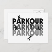 Parkour Free Runing Briefkaart (Voorkant / Achterkant)