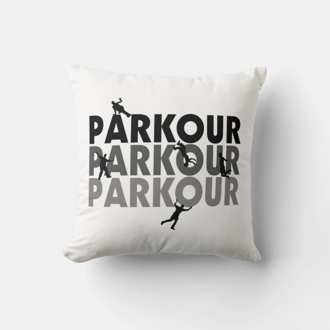 Parkour Free Runing Kussen (Voorkant)