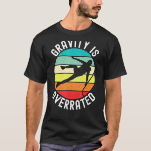 Parkour Free Runing Training Traceur Retro Gravit T-shirt
