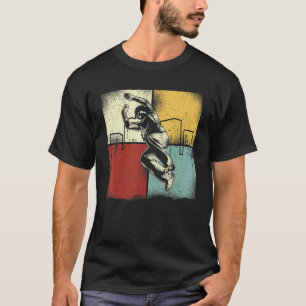 Parkour Free Running Traceur Retro T-shirt