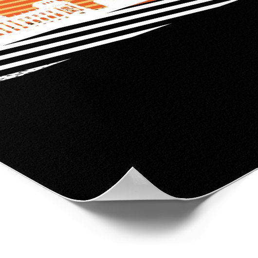 Parkour, freerunner, atleet in Berlijn Poster (Hoek)