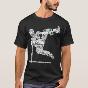 Parkour Freerunner Freerunning Traceur Kinder Mann T-shirt