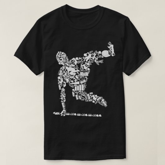 Parkour Freerunner Freerunning Traceur T-shirt (Design voorkant)