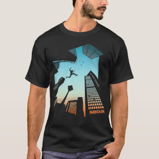 Parkour Freerunning cadeau voor mannen kinder T-shirt