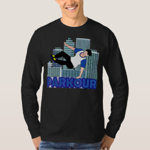 Parkour Freerunning Vintage Retro Freestyle Acroba T-shirt