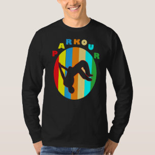 Parkour Freerunning Vintage Retro Freestyle Acroba T-shirt