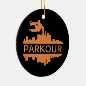 Parkour Gift Keramisch Ornament (Rechts)