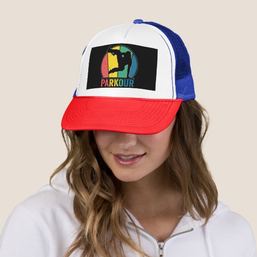 Parkour Gratis Running Training Traceur Retro Trucker Pet (In situ)