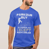 Parkour Hobby Etreme Sportraceur funny T-shirt (Voorkant)