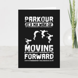 Parkour is mijn manier om vooruit te gaan kaart