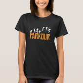 Parkour Jumping Runing and climate Sport Parkour T-shirt (Voorkant)
