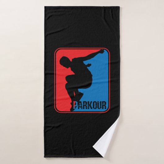 parkour Logo Badhanddoek (Badhanddoek)