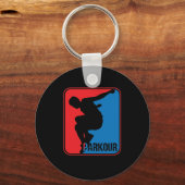 parkour Logo Sleutelhanger (Voorkant)